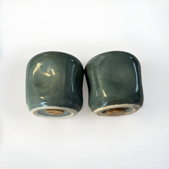 Russel Wright American Modern Steubenville Seafoam Salt & Pepper Shaker - Picture 3 of 5